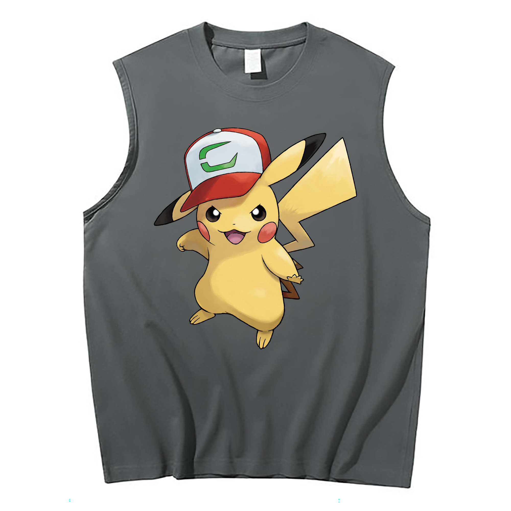 （画像用） ポケットモンスター Pokémon コットン100％タンクトップ（フロントプリント）
